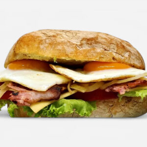 Ftira Bacon, Egg & Cheese