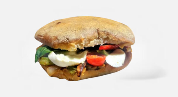 Hummus Mozzarella Roll
